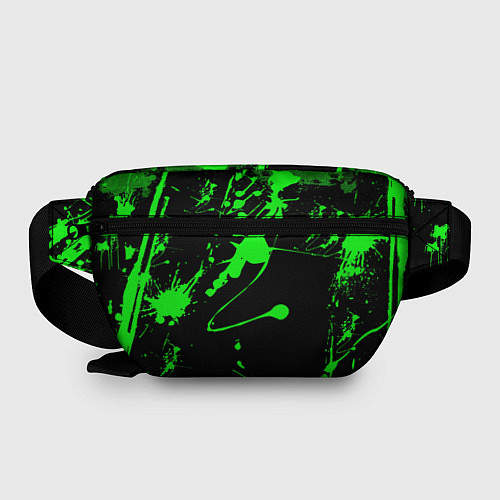 Поясная сумка Slipknot - green monster по / 3D-принт – фото 2