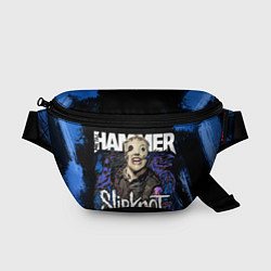 Поясная сумка Slipknot hammer blue, цвет: 3D-принт