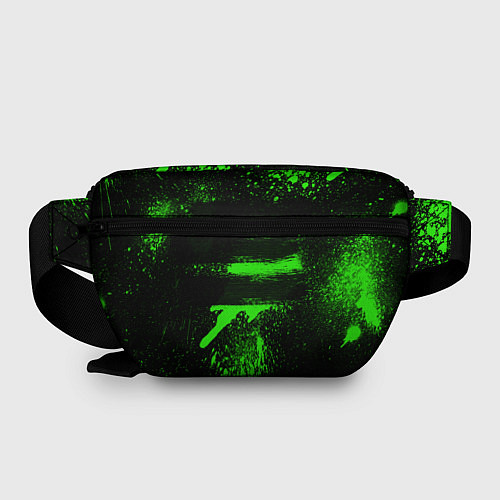 Поясная сумка Slipknot зеленый козел / 3D-принт – фото 2