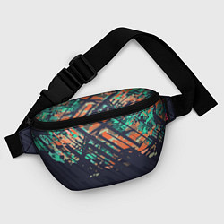 Поясная сумка Текстурный камуфляж, цвет: 3D-принт — фото 2