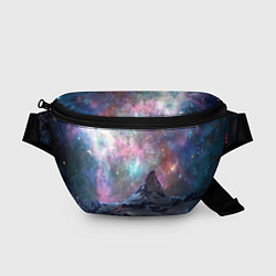 Поясная сумка Снежная вершина и бесконечное космическое простран