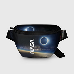 Поясная сумка Солнечное затмение в открытом космосе, цвет: 3D-принт