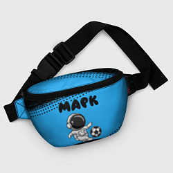 Поясная сумка Марк космонавт футболист, цвет: 3D-принт — фото 2