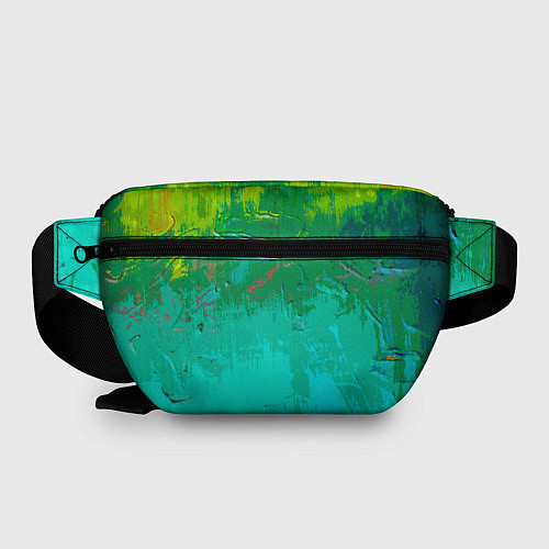 Поясная сумка Абстрактные краски - текстура / 3D-принт – фото 2