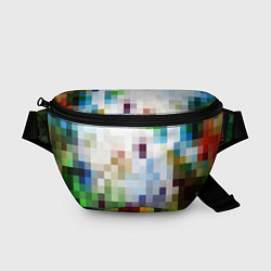Поясная сумка Пиксельная абстракция, цвет: 3D-принт