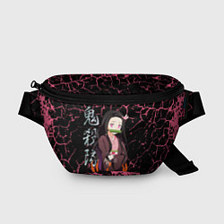 Поясная сумка Незуко Камадо - сестра Танджиро, цвет: 3D-принт