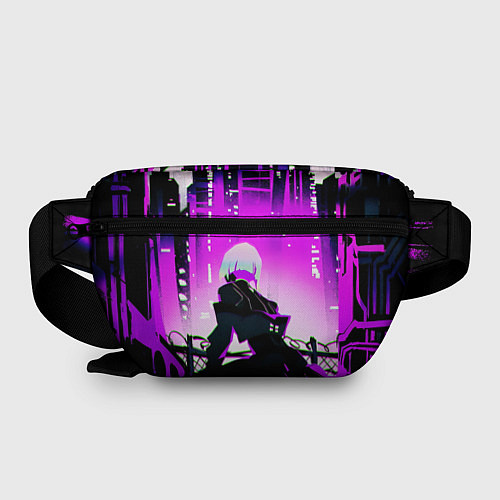 Поясная сумка Люси нетраннер - фиолетовый / 3D-принт – фото 2