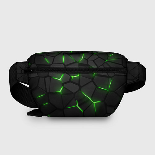Поясная сумка Green neon steel / 3D-принт – фото 2