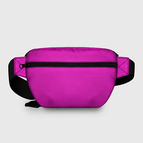 Поясная сумка Розовый фуксиевый текстурированный / 3D-принт – фото 2