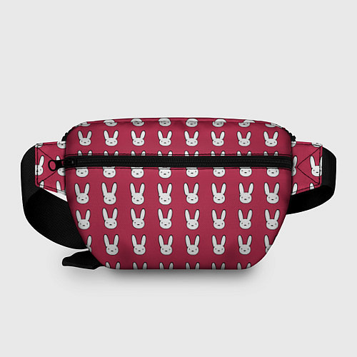 Поясная сумка Bunny Pattern red / 3D-принт – фото 2