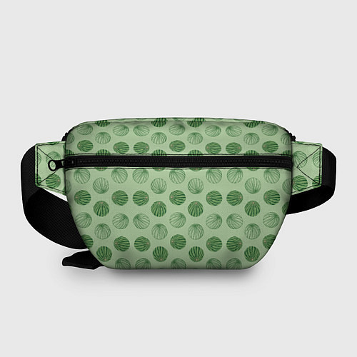 Поясная сумка Узор из круглых арбузов на зеленом фоне / 3D-принт – фото 2