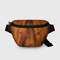 Поясная сумка Абстрактная огненно-деревянная броня, цвет: 3D-принт