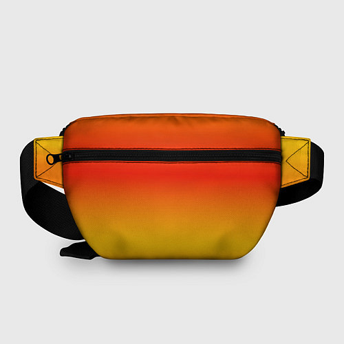 Поясная сумка Переливы оранжевого / 3D-принт – фото 2