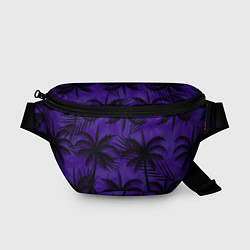 Поясная сумка Пальмы в ночи, цвет: 3D-принт