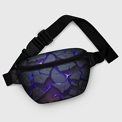 Поясная сумка Светящаяся неоновая лава, цвет: 3D-принт — фото 2