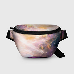 Поясная сумка Аморфное абстрактное космическое красочное небо, цвет: 3D-принт