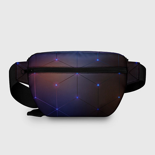 Поясная сумка Неоновая современная броня / 3D-принт – фото 2