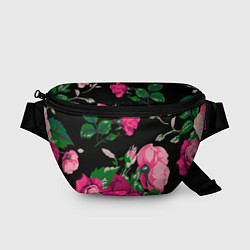 Поясная сумка Шипы и розы, цвет: 3D-принт
