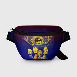 Поясная сумка Черная дыра и Симпсоны, цвет: 3D-принт