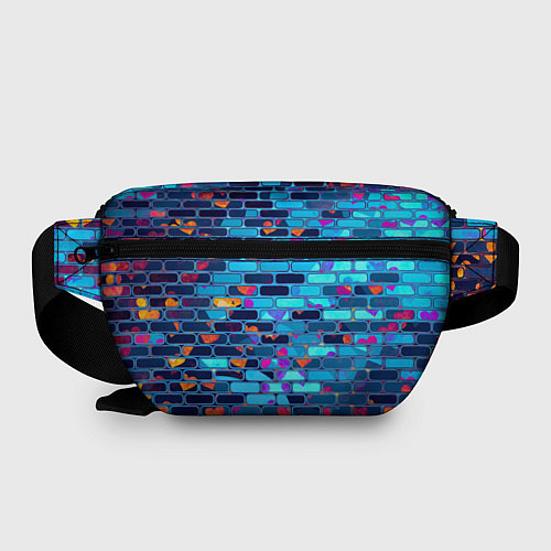 Поясная сумка Кирпичные сердца / 3D-принт – фото 2
