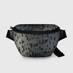 Поясная сумка Digital pixel black, цвет: 3D-принт