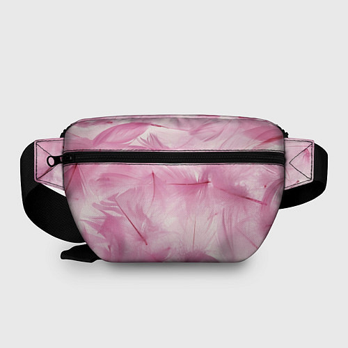 Поясная сумка Розовые перышки / 3D-принт – фото 2