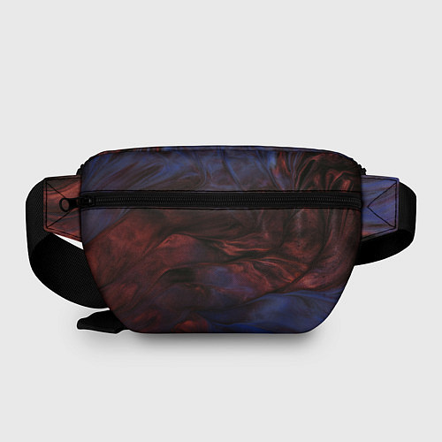 Поясная сумка Тёмные переливающиеся волны с блёстками / 3D-принт – фото 2
