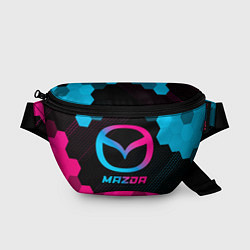 Поясная сумка Mazda - neon gradient, цвет: 3D-принт