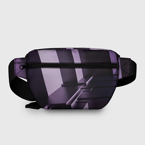 Поясная сумка Фиолетовая геометрия / 3D-принт – фото 2