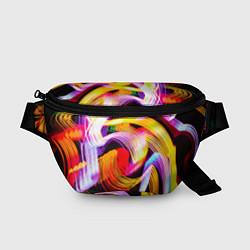 Поясная сумка Неоновое множество фонарей в темноте, цвет: 3D-принт