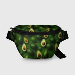 Поясная сумка Сочная текстура из авокадо, цвет: 3D-принт