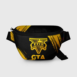 Поясная сумка GTA - gold gradient, цвет: 3D-принт