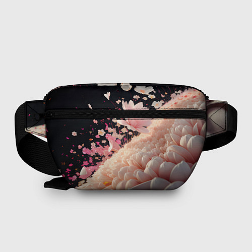 Поясная сумка Множество розовых цветов / 3D-принт – фото 2