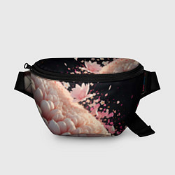 Поясная сумка Множество розовых цветов, цвет: 3D-принт