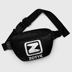 Поясная сумка Zotye с потертостями на темном фоне, цвет: 3D-принт — фото 2