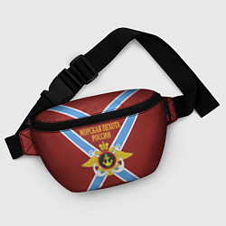 Поясная сумка Морская Пехота России - герб, цвет: 3D-принт — фото 2