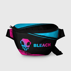 Поясная сумка Bleach - neon gradient: надпись и символ, цвет: 3D-принт