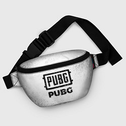 Поясная сумка PUBG с потертостями на светлом фоне, цвет: 3D-принт — фото 2