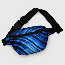 Поясная сумка Темно-синий металлик, цвет: 3D-принт — фото 2
