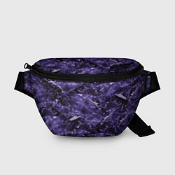 Поясная сумка Лиловая текстура, цвет: 3D-принт