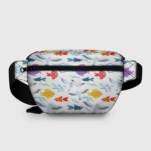 Поясная сумка Рыбы и чайки / 3D-принт – фото 2