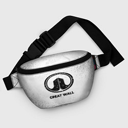 Поясная сумка Great Wall с потертостями на светлом фоне, цвет: 3D-принт — фото 2