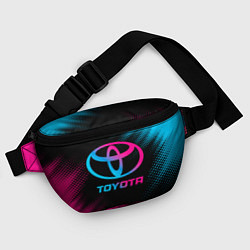 Поясная сумка Toyota - neon gradient, цвет: 3D-принт — фото 2