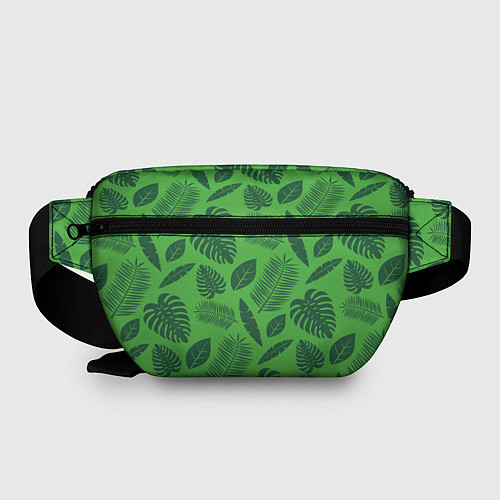 Поясная сумка Зеленые листики / 3D-принт – фото 2