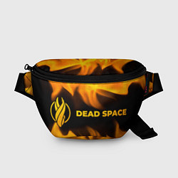 Поясная сумка Dead Space - gold gradient: надпись и символ, цвет: 3D-принт
