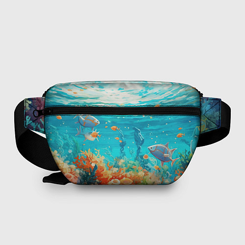 Поясная сумка Морской подводный мир / 3D-принт – фото 2