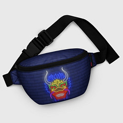 Поясная сумка Неоновый японский дракон, цвет: 3D-принт — фото 2