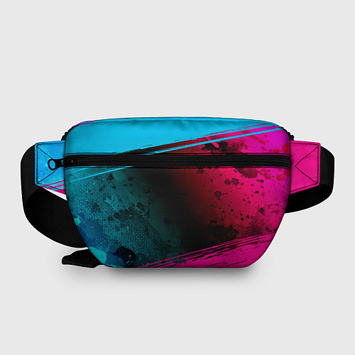 Поясная сумка Darling in the FranXX - neon gradient: надпись и с / 3D-принт – фото 2