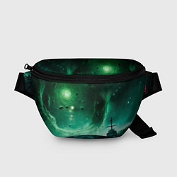 Поясная сумка Космическая буря, цвет: 3D-принт