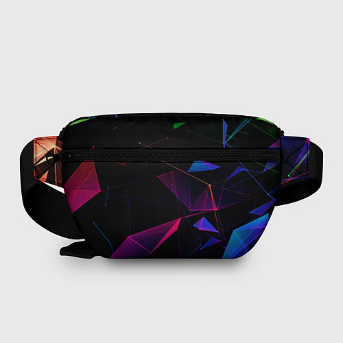 Поясная сумка Midjourney - Цветные осколки реальности / 3D-принт – фото 2